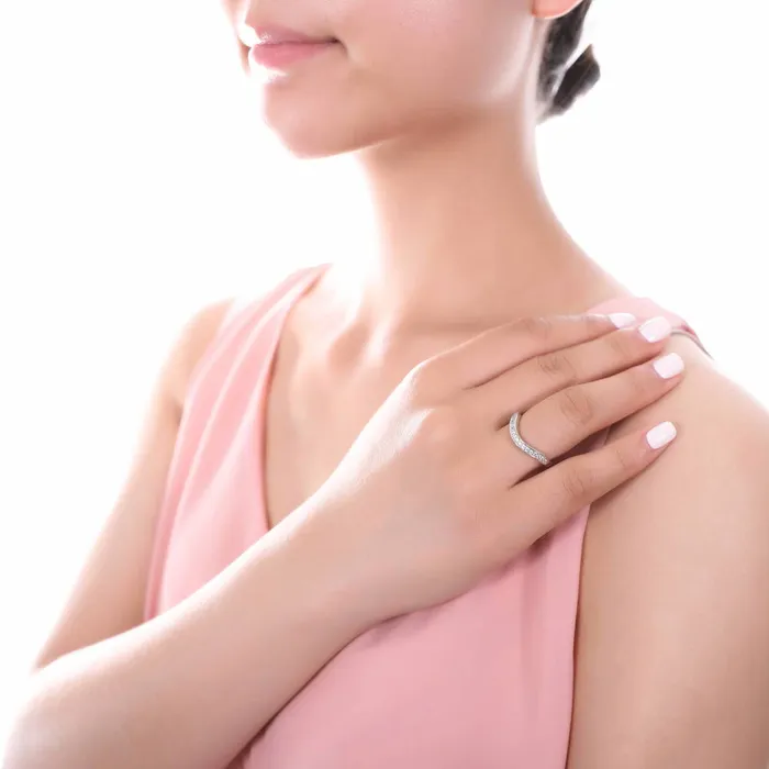 Rings 3Stone 41ct Asscher CZ Ring Set in Sterling Silver BERRICLE