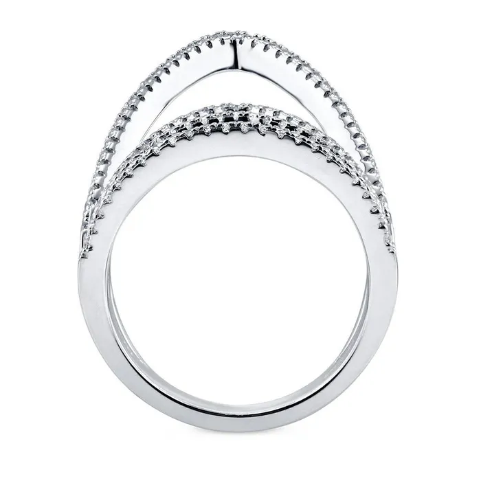 Rings BERRICLE Open Bar CZ Ring in Sterling Silver
