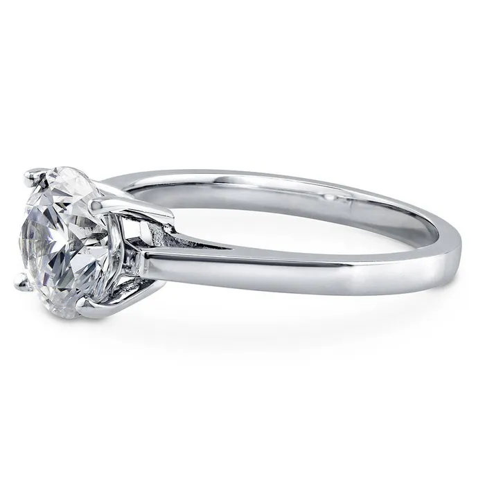 Rings BERRICLE Solitaire 2ct CZ Ring in Sterling Silver