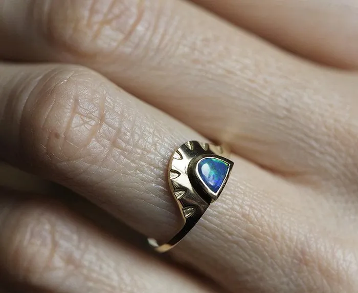 Rings dreamofopal Darlene Sunrise Ring