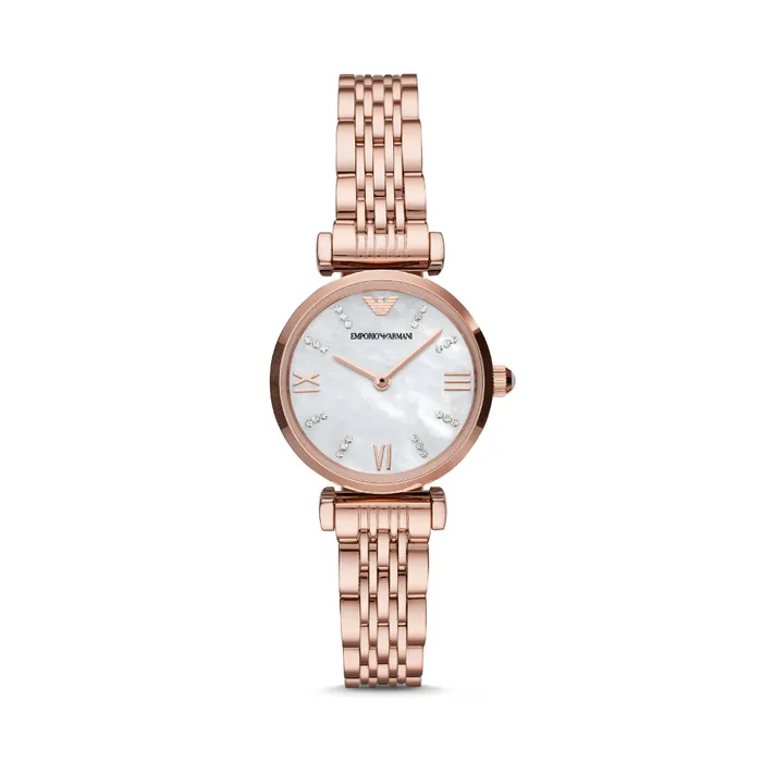 Rings Emporio Armani Rose GoldTone Ladies Watch Emporio Armani