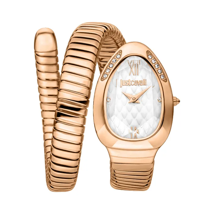Rings Just Cavalli Snake Shape Womens Rose Gold Watch with Silver Dial Just Cavalli Rings Just Cavalli Snake Shape Womens Rose Gold Watch with Silver Dial Just Cavalli