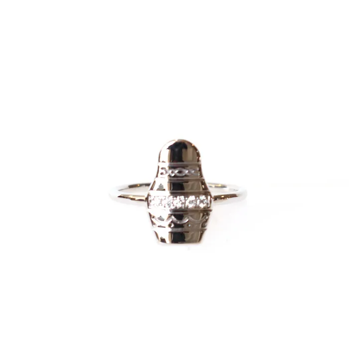 Rings Korloff Korloff White Gold Ring With Diamonds Size 6