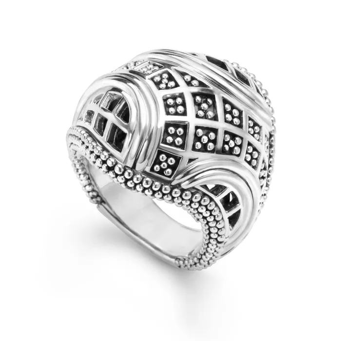 Rings Lagos Keep Memory Alive Caviar Statement Ring