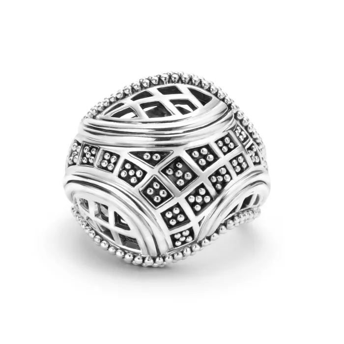 Rings Lagos Keep Memory Alive Caviar Statement Ring