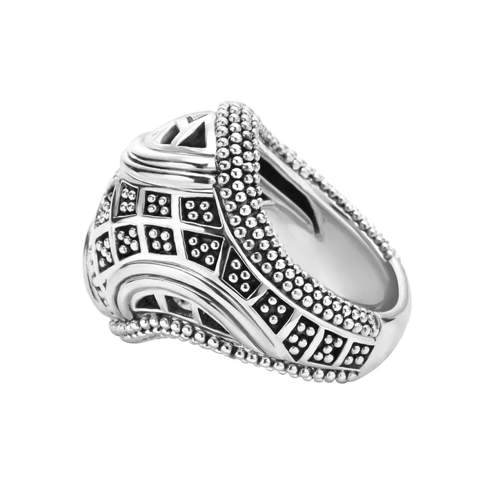 Rings Lagos Keep Memory Alive Caviar Statement Ring