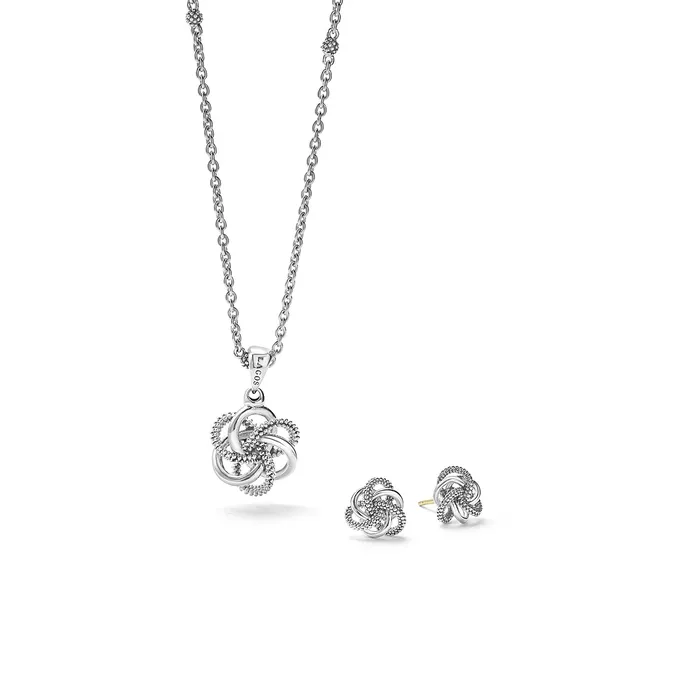 Rings LAGOS Love Knot Sterling Silver Love Knot Gift Set