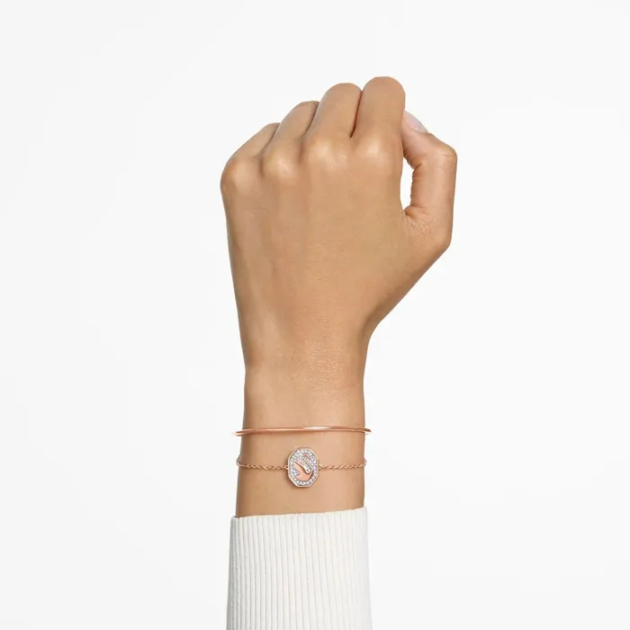 Rings Swarovski Swarovski Signum Bangle Swan White Rose goldtone plated Rings Swarovski Swarovski Signum Bangle Swan White Rose goldtone plated