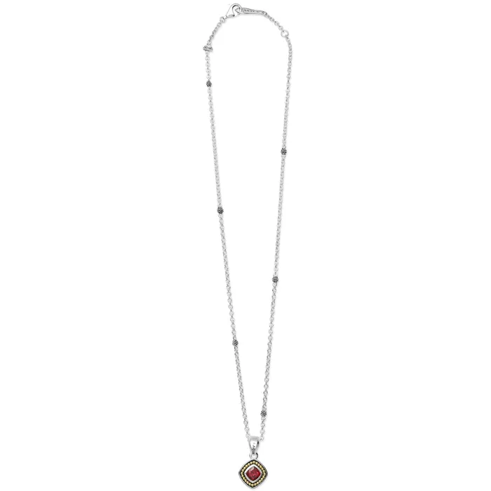 Rittenhouse Rhodolite Garnet Pendant Necklace LAGOS Necklaces Rittenhouse Rhodolite Garnet Pendant Necklace LAGOS Necklaces