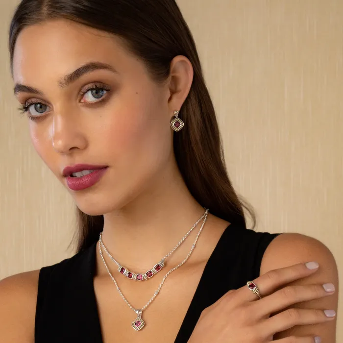 Rittenhouse Rhodolite Garnet Pendant Necklace LAGOS Necklaces Rittenhouse Rhodolite Garnet Pendant Necklace LAGOS Necklaces