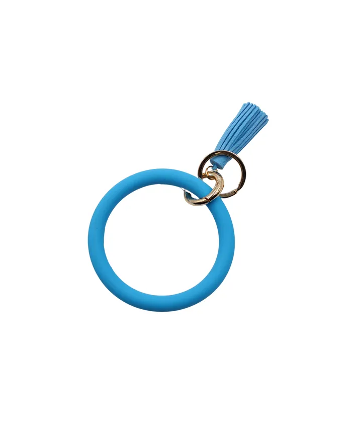 Silicone Big O Key Ring Bracelet Keychain AUG2024 Bracelets