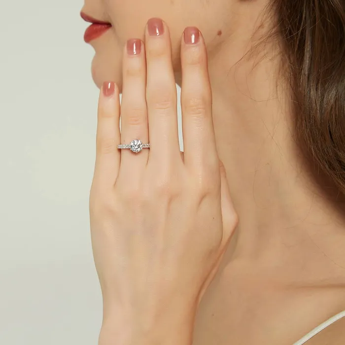 Solitaire 125ct CZ Ring in Sterling Silver BERRICLE Rings