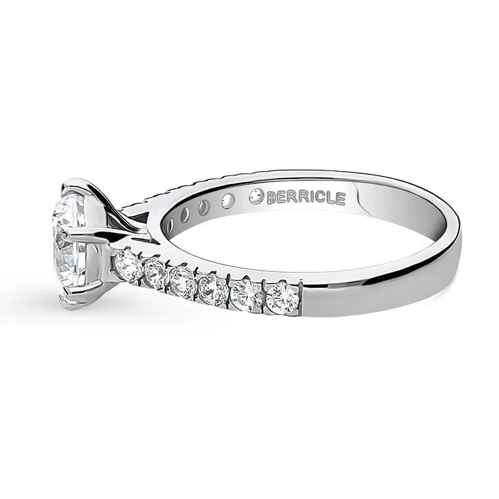 Solitaire 125ct CZ Ring in Sterling Silver BERRICLE Rings