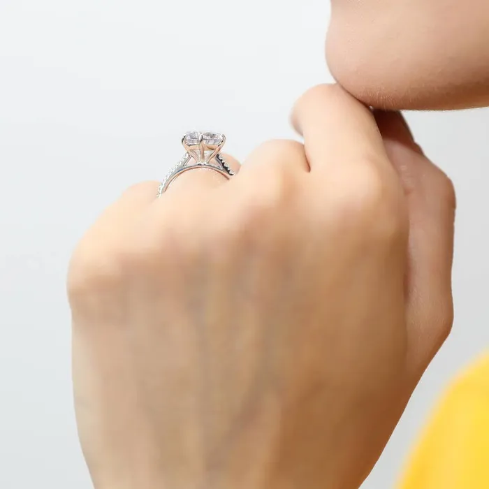 Solitaire 38ct CZ Ring Set in Sterling Silver BERRICLE Rings