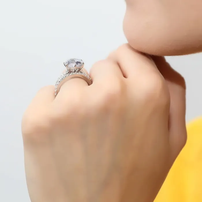 Solitaire 38ct CZ Ring Set in Sterling Silver BERRICLE Rings