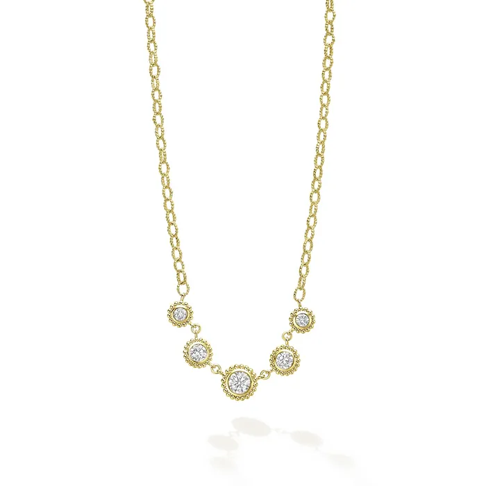 Studio 18K Gold and Diamond Circle Necklace LAGOS Necklaces