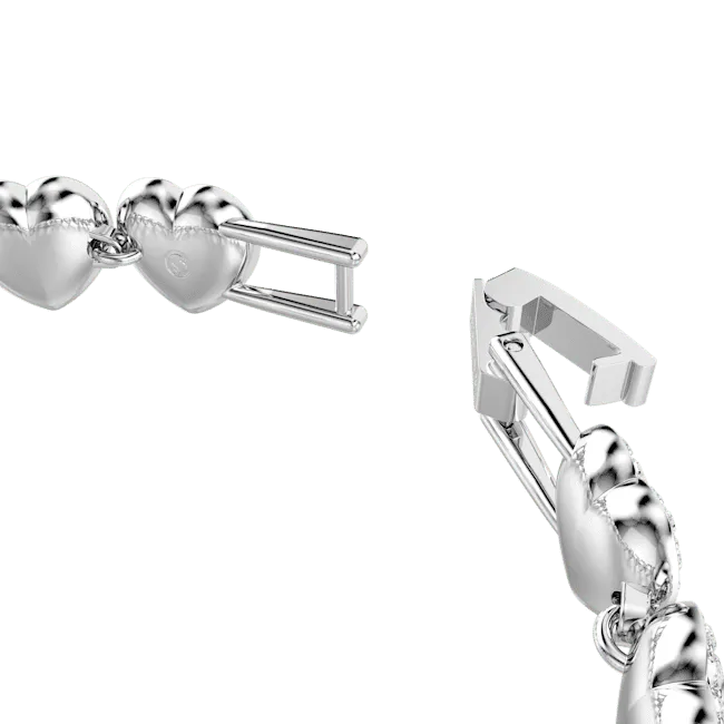 Swarovski Ariana Grande X Swarovski Tennis Bracelet Mixed Cuts Heart White Rhodium Plated Swarovski Bracelets Swarovski Ariana Grande X Swarovski Tennis Bracelet Mixed Cuts Heart White Rhodium Plated Swarovski Bracelets