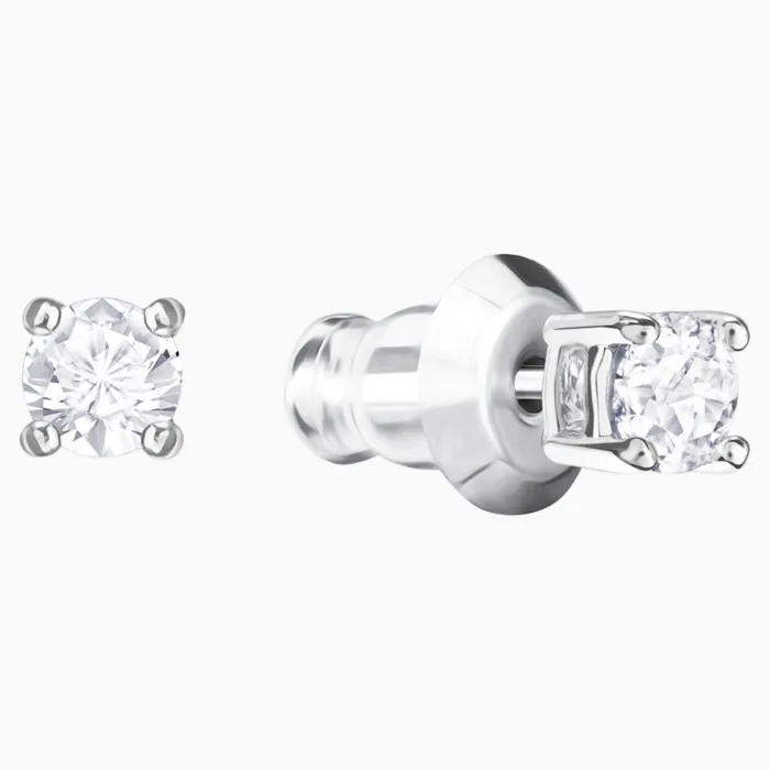Swarovski Attract Round Pierced Earrings White Swarovski Earrings Swarovski Attract Round Pierced Earrings White Swarovski Earrings