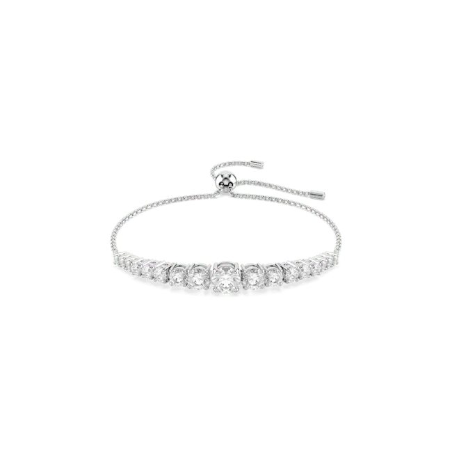Swarovski Bracelets Swarovski Matrix Bracelet Gradient Of Round Cuts White Rhodium Plated Swarovski Bracelets Swarovski Matrix Bracelet Gradient Of Round Cuts White Rhodium Plated