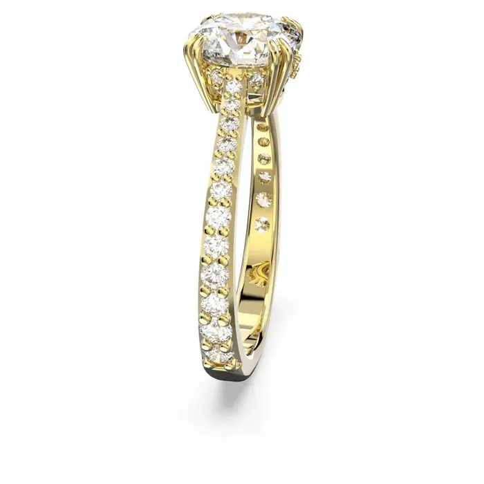 Swarovski Constella Cocktail Ring Princess cut Pav White Goldtone plated 55 Swarovski Rings Swarovski Constella Cocktail Ring Princess cut Pav White Goldtone plated 55 Swarovski Rings