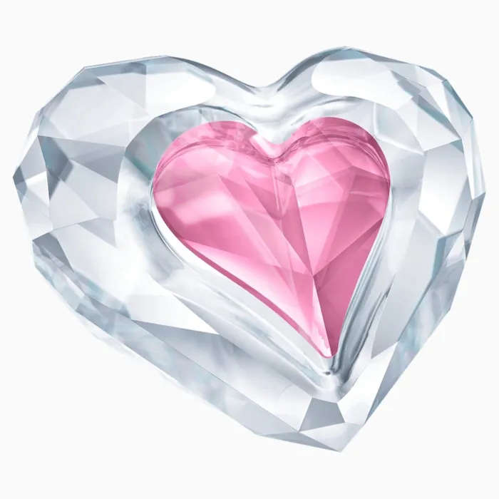 Swarovski Heart Only For You Light MultiColored Swarovski Necklaces