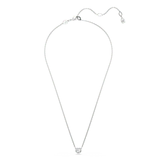 Swarovski Swarovski Imber necklace pendant Round cut White Rhodium plated Necklaces