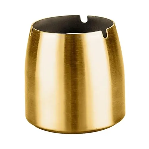 Tapered Ash Holder Portable Stainless Steel Ashtray for Villas Outdoor Patio GoldHome Garden1 Stainless steel ashtray Dropshipped via Social Commerce Network Bracelets Tapered Ash Holder Portable Stainless Steel Ashtray for Villas Outdoor Patio GoldHome Garden1 Stainless steel ashtray Dropshipped via Social Commerce Network Bracelets