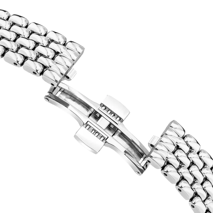 Watches Saint Honore Saint Honore Gala Womens White MOP Silver Diamond Watch