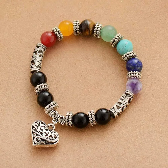wickedafstore Bracelets 7 Chakra Healing Charm Bracelet