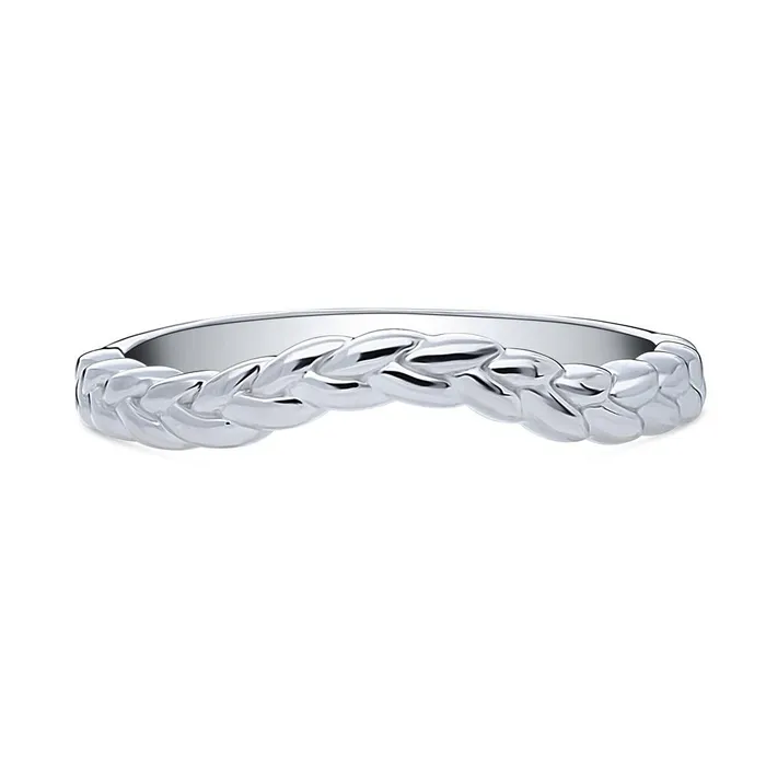 Woven Band in Sterling Silver BERRICLE Rings