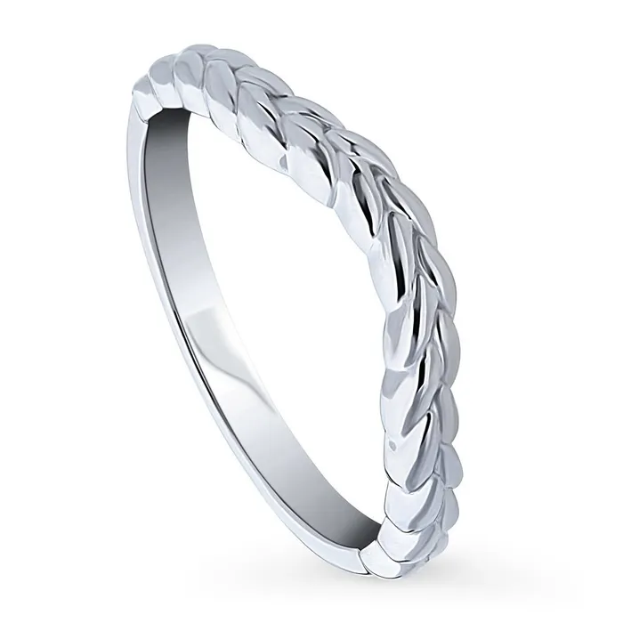 Woven Band in Sterling Silver BERRICLE Rings