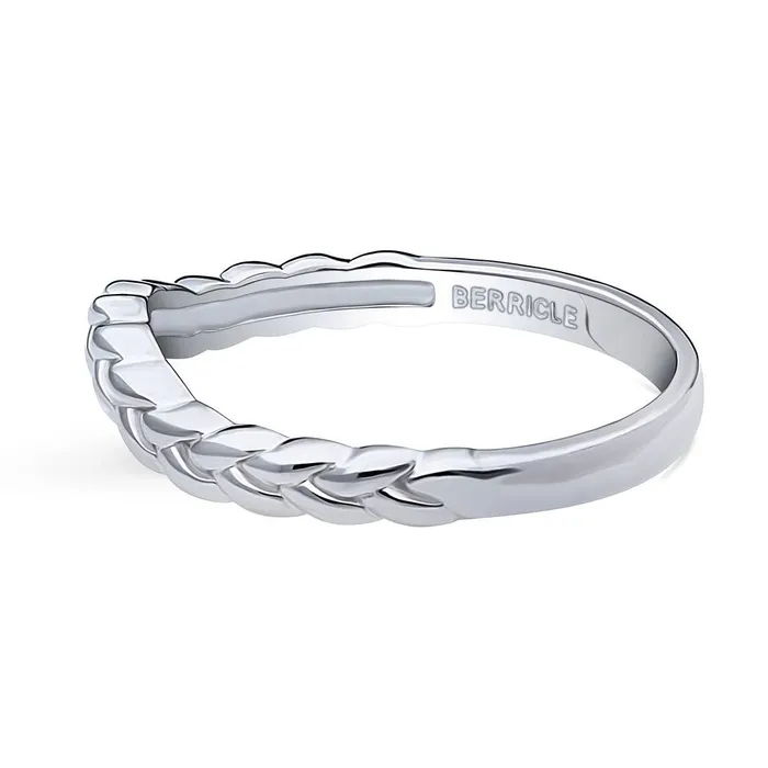 Woven Band in Sterling Silver BERRICLE Rings